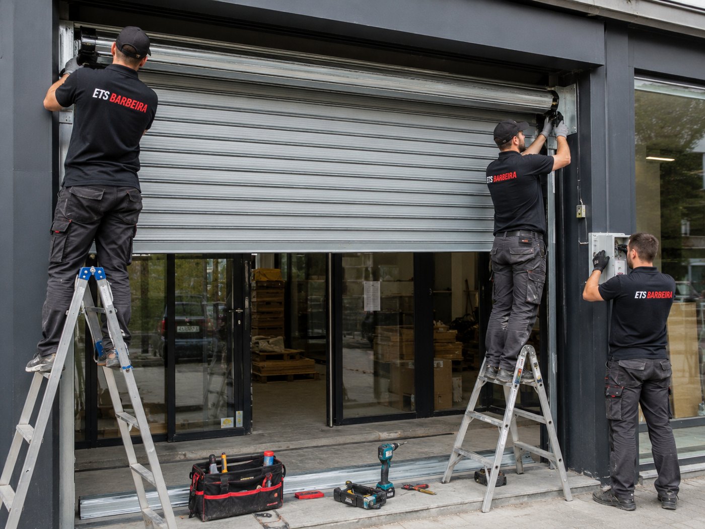Installation Rideau Métallique à Paris — Pose Professionnelle sur Mesure