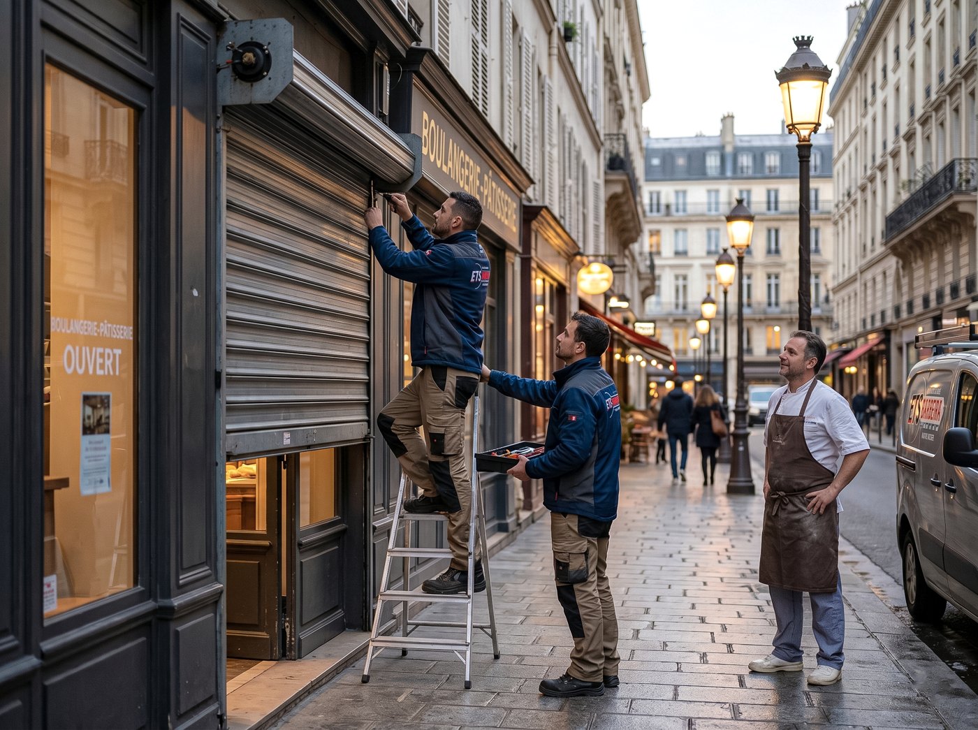 Dépannage Rideau Métallique Paris — Intervention en 1h, 24h/24 et 7j/7