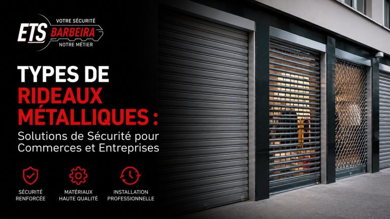 types de rideaux métalliques