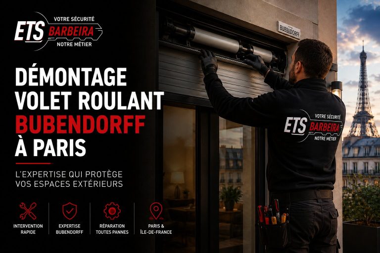 démontage volet roulant bubendorff
