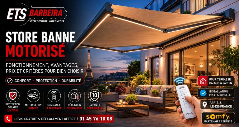 Store banne motorisé