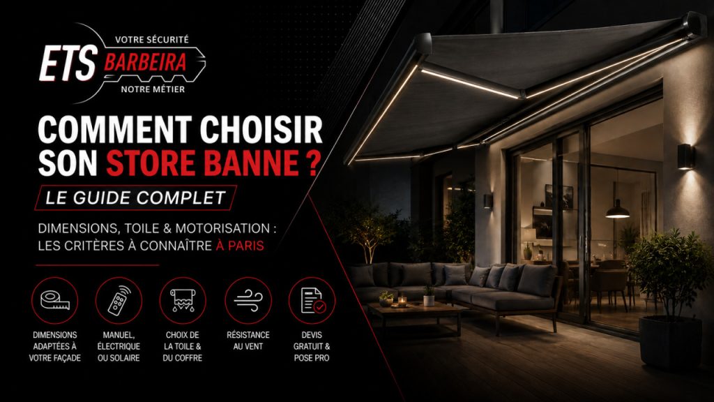 Comment Bien Choisir Son Store Banne À Paris
