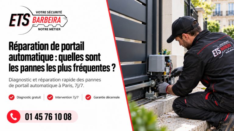 Réparation de portail automatique quelles sont les pannes les plus fréquentes